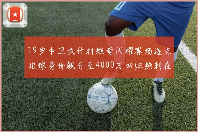 19岁中卫武什科维奇闪耀赛场造点进球身价飙升至4000万回归热刺在即